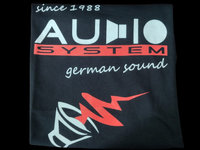 ﻿Tricou cu sigla AUDIO SYSTEM pe piept W-TSHIRT-XL