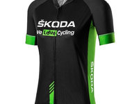 Tricou Dama Oe Skoda We Love Cycling WLC Verde / Gri Marime XS 000084611F