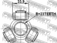 Tripoda cardan TOYOTA AURIS (NRE15_, ZZE15_, ADE15_, ZRE15_, NDE15_) - OEM - MAXGEAR: 49-1914 - LIVRARE DIN STOC in 24 ore!!!