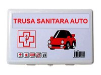 Trusa medicala auto de prim ajutor omologata , import Slovacia