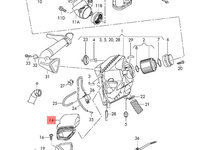 Tubulatura admisie filtru aer Audi A6 4F (C6) Sedan 2009 3.0 TDI OEM 4F0129739B