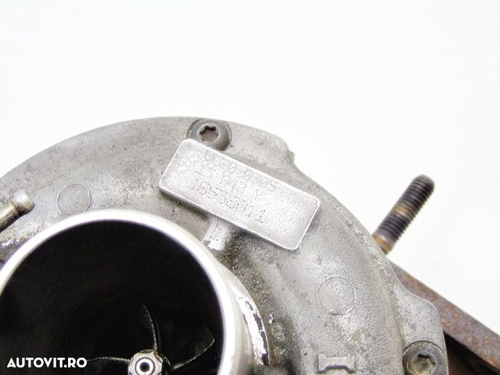 Turbina 1.9JTD, Fiat Punto, 188 A3.000, 60 Cp, cod: 46556011, 2001-2010, piesa OEM