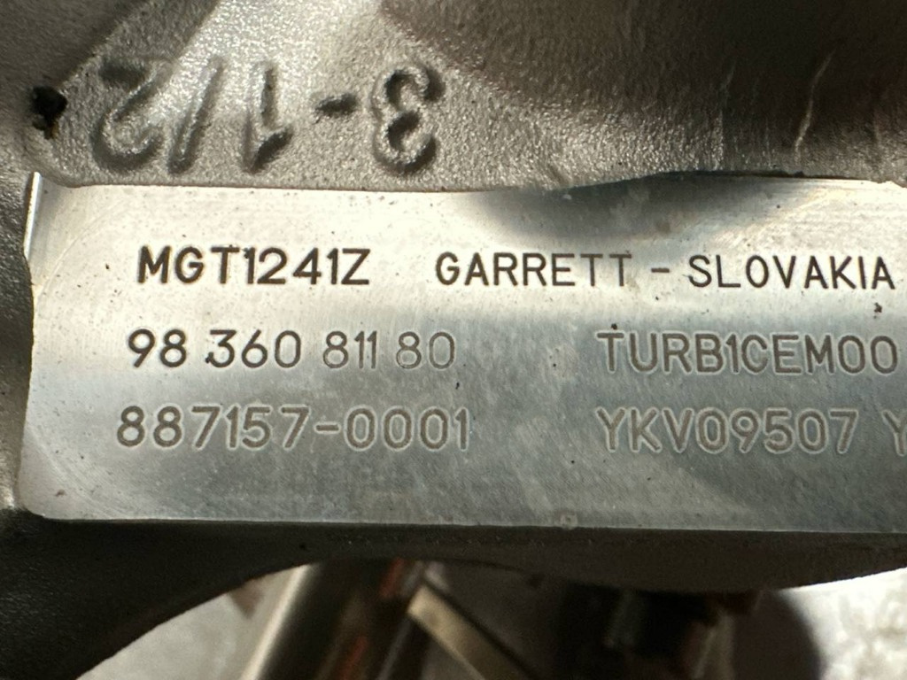 Turbina 9836081180 Opel Corsa F Hatchbac