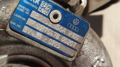 Turbina Audi/Volkswagen/Skoda 2.0 TDI Cod OEM : 03L 253 056 A