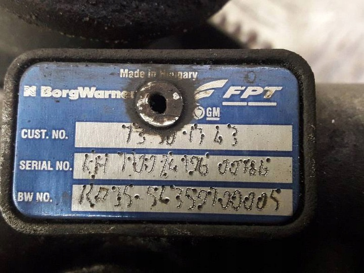 Turbina Fiat Doblo, 1.3 JTD 16V, 2004-20