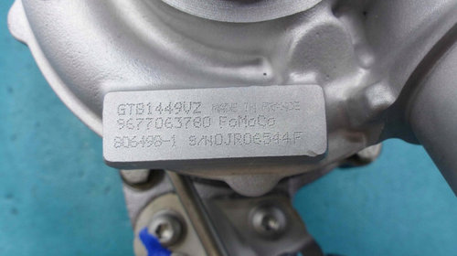 Turbina Ford Focus 2.0 tdci 2010 - 2015 85 kw 115 cp euro 5 Turbina cod 9677063780 / 806498