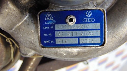 Turbina pentru VW Golf 3, cod original 28145704, 1.9 TD