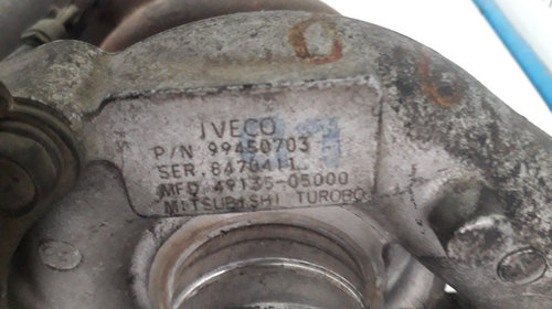 Turbina Peugeot Boxer 2.8 HDI / ducato 2.8 jtd / 2000 2001 2002 2003 / cod 49135-05000 / 99450703