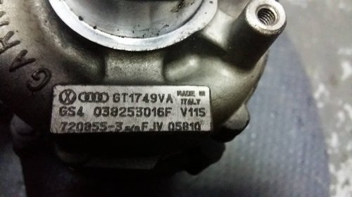 Turbina vw golf 4 1.9 tdi 130 cp asz gt1749va 039253016f