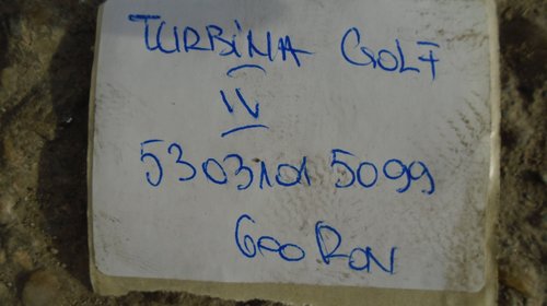 Turbina vw golf 4 cod 53031015099
