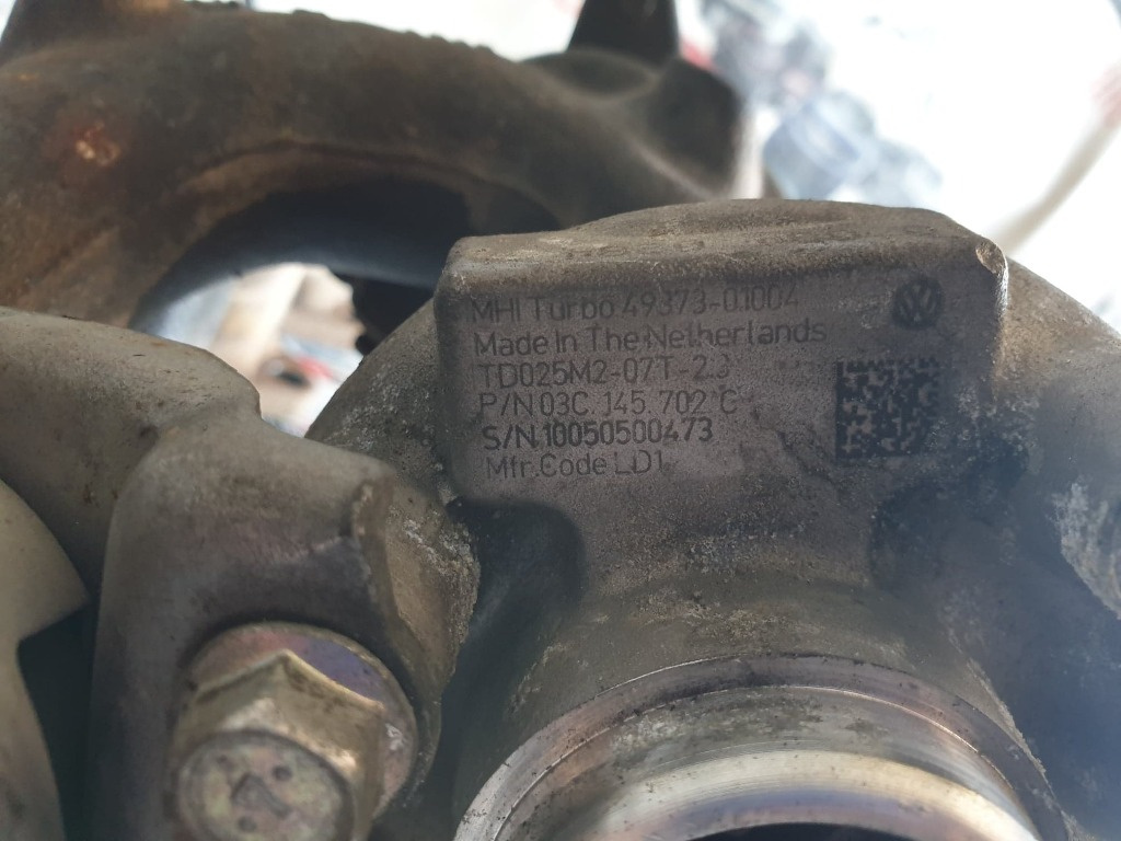 Turbina VW Jetta Mk5 1.4 TSI 122cp cod p