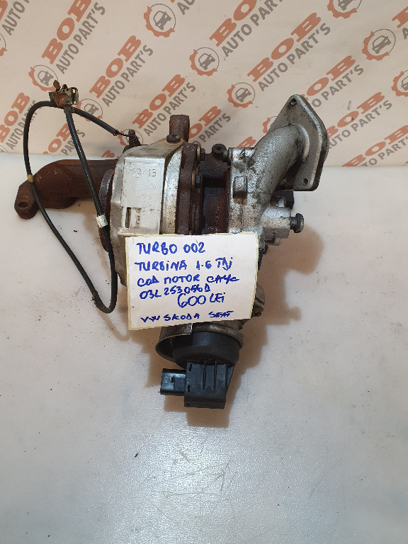 TURBO 002 TURBINA 1.6 TDI VW SKODA SEAT COD MOTOR CAY 03L253056D