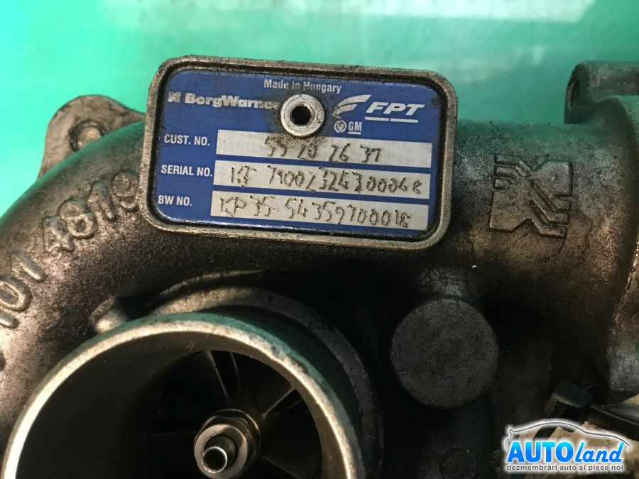 Turbo 55202637 1.3 CDTI Opel CORSA C F08