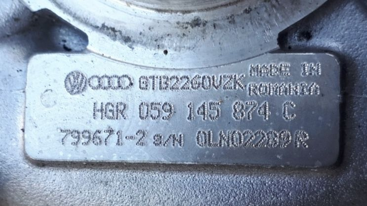 Turbo Audi A4 A5 A6 A7 A8 Q5 Q7 : 3.0 TD