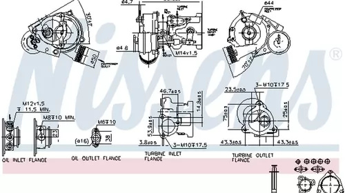 Turbo AUDI A4 Avant 8D5 B5 DELPHI HNX305 PieseDeTop