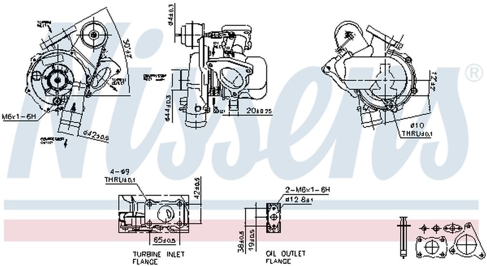 Turbo CITROEN JUMPY caroserie BS BT BY BZ DELPHI HNX120