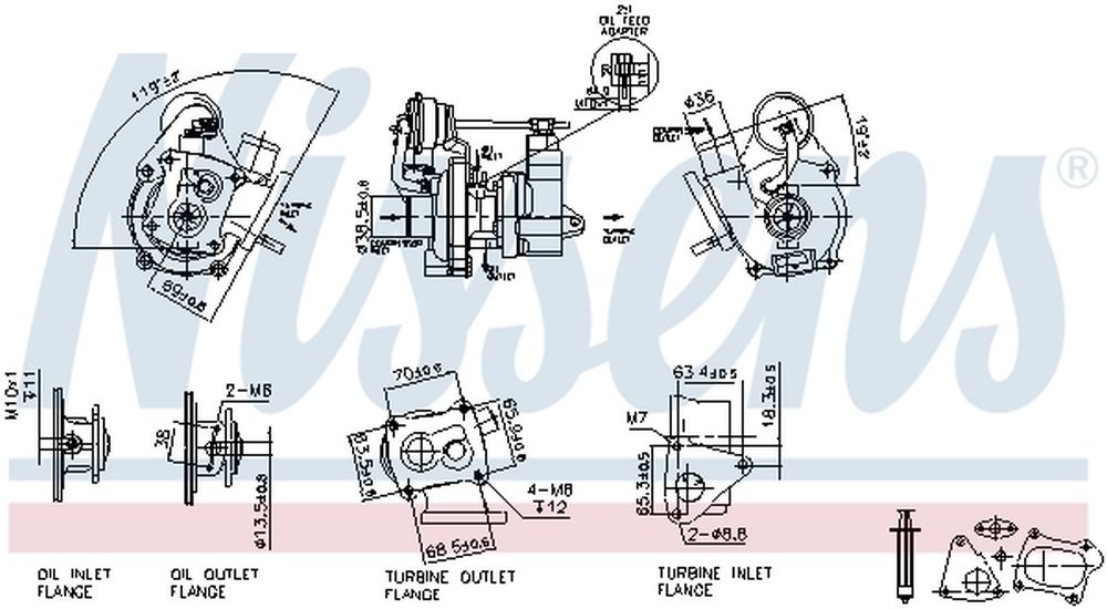 Turbo DACIA LOGAN LS DELPHI HNX309