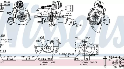 Turbo OPEL VIVARO Combi J7 DELPHI HNX102 PieseDeTo