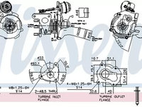 Turbo RENAULT LAGUNA II BG0 1 DELPHI HNX102 PieseDeTop