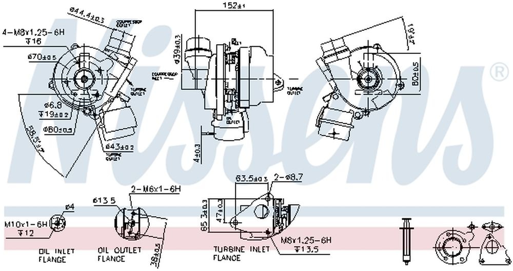 Turbo RENAULT MODUS GRAND MODUS F JP0 DELPHI HNX30