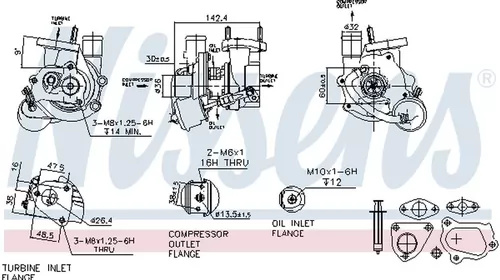 Turbo SUZUKI SWIFT III MZ EZ DELPHI HNX312 PieseDeTop