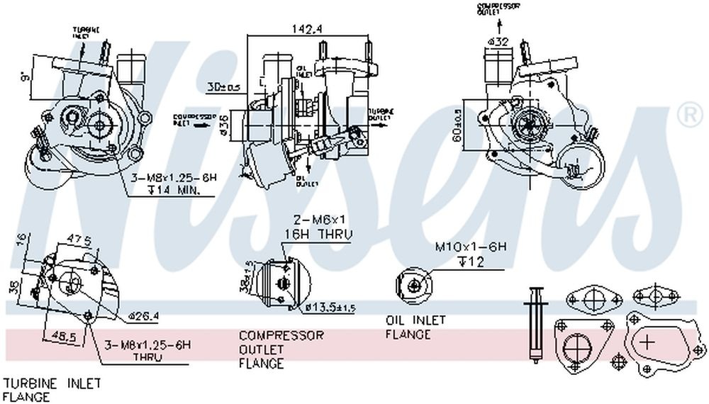 Turbo SUZUKI SWIFT IV FZ NZ DELPHI HNX312