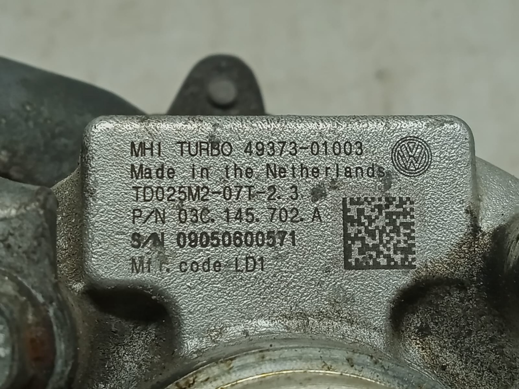 Turbo turbina 1.4 tsi cax 03c145702a Sko