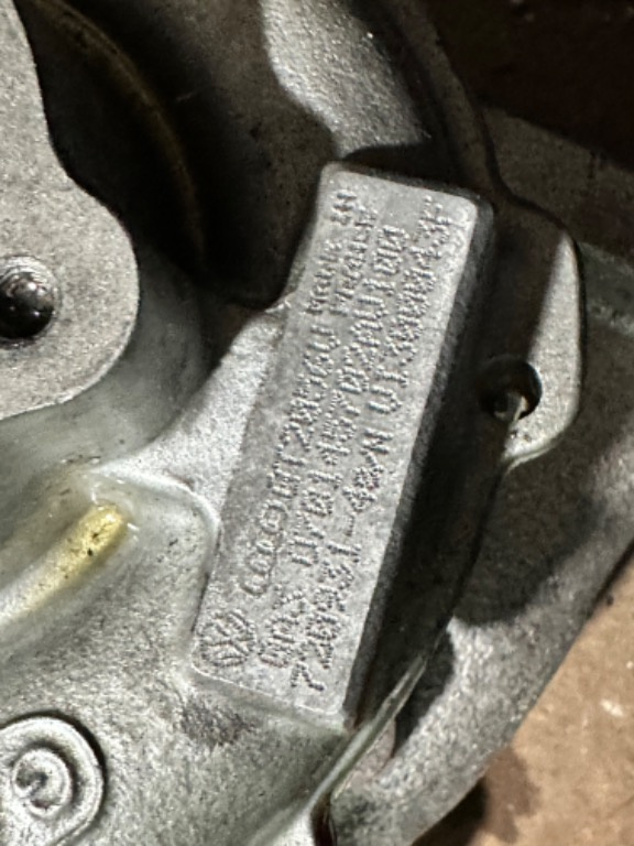 Turbo Wolksvangen t5 cod axe 2,5tdi