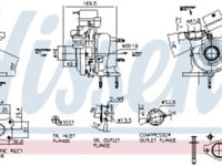 Turbocompresor MERCEDES C (W205) C T-MODEL (S205) MARCO POLO CAMPER (W447) VITO (W447) VITO MIXTO (DOUBLE CABIN) VITO TOURER (W447) NISSAN NV300 QASHQAI I 1.6 d 04.11-