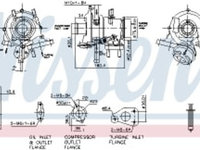 Turbocompresor (Nou cu set de garnituri) CHEVROLET AVEO CITROEN NEMO NEMO/MINIVAN FIAT FIORINO FIORINO/MINIVAN GRANDE PUNTO PANDA PUNTO PUNTO EVO QUBO 1.2D/1.3D 10.05-
