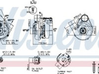 Turbocompresor (Nou cu set de garnituri) OPEL MOVANO RENAULT MASTER II 2.8D 07.98-10.01
