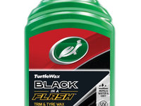 Turtle Wax Black In A Flash Solutie Dressing Luciu Plastic Exterior Si Anvelope 300ML FG52791