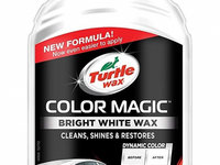 Turtle Wax Color Magic Bright White Wax Polish Alb New Formula 500ML TW FG52712