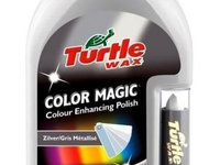 Turtle Wax Color Magic Polish Argintiu + Stick 500ML FG6906