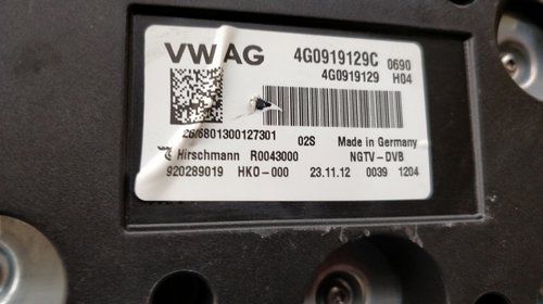 Tv Tuner VW Touareg // Audi A6 // A7 // A8 // Q7