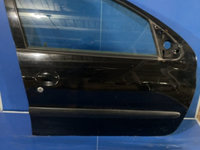 Ușă față - Culoare: Negru, Parte montare: Dreapta față - Peugeot 206 1 generation [1998 - 2003]