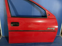 Ușă față - Culoare: Roșu, Parte montare: Dreapta față - Opel Corsa B [1993 - 2000]