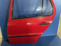 Ușă spate - Culoare: Roșu, Parte montare: Stânga spate, Varianta: Hatchback - Volkswagen Polo 3 generation [1994 - 2001] Hatchback 3-doors
