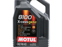 Ulei de motor MOTUL 8100 X-Cess gen2 5W-40 5L