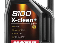 Ulei de motor Motul 8100 X-CLEAN+ 5W-30 , 5L