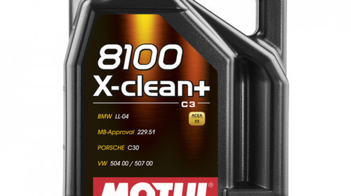 Ulei de motor MOTUL 8100 X-CLEAN+ 5W-30 5L