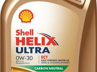 Ulei de motor SHELL Helix Ultra ECT 0W-30 1L