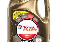 Ulei de motor TOTAL QUARTZ 5000 DIESEL 15W-40 5L