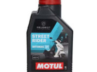 Ulei motor 2T MOTUL Street Rider 1l TC JASO FC Semi-sintetic recomandat oficial de PEUGEOT, utilizat pentru prima umplere