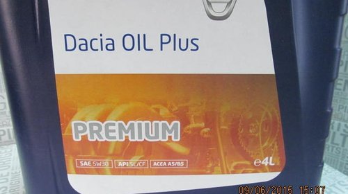 ULEI Motor 5W30 Dacia Oil Plus Premium 4L ORIGINAL 6001999716