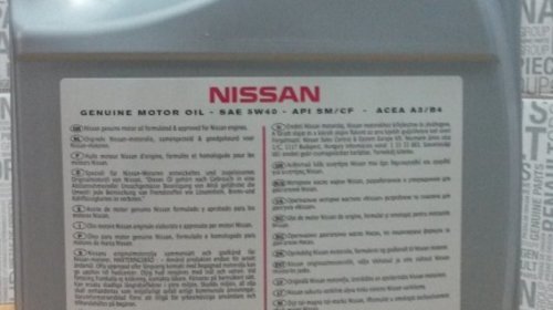 ULEI motor 5W40 1 litru Original NISSAN KE90090032