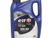 Ulei motor Elf 5w30 ACEA: A5/ B5 API: SL/ CF, sintetic pentru motor pe benzina (multi-valve cu sau fara catalizator) si diesel (recomandat la motor diesel cu injectie directa) Renault: RN 0700.