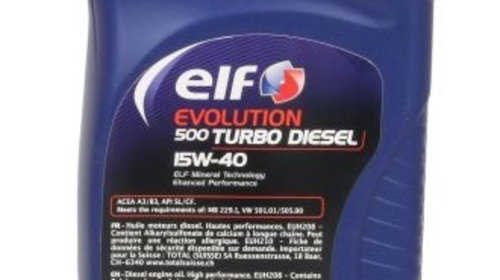Ulei Motor Elf Evolution 500 Turbo Diesel 15W-40 1L
