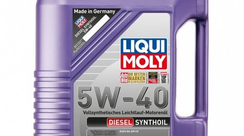 Ulei motor Liqui Moly Diesel Synthoil 5W-40 1
