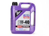 Ulei motor Liqui Moly Diesel Synthoil 5W40 5L 1341 piesa NOUA